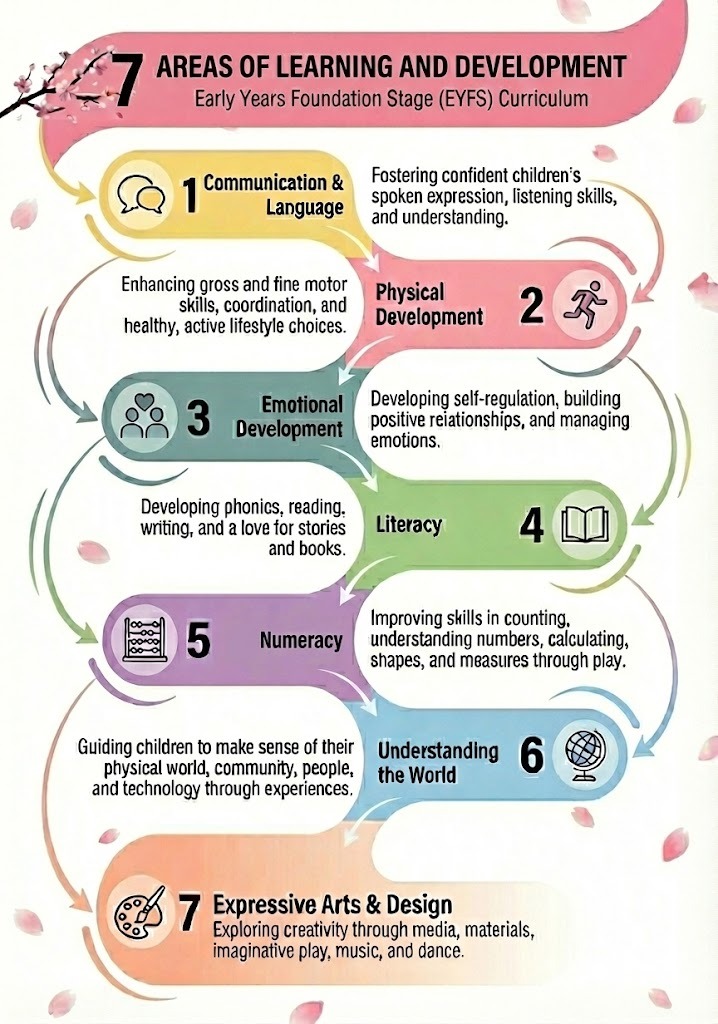 The 7 Areas of Early Years Foundation Stage Learning